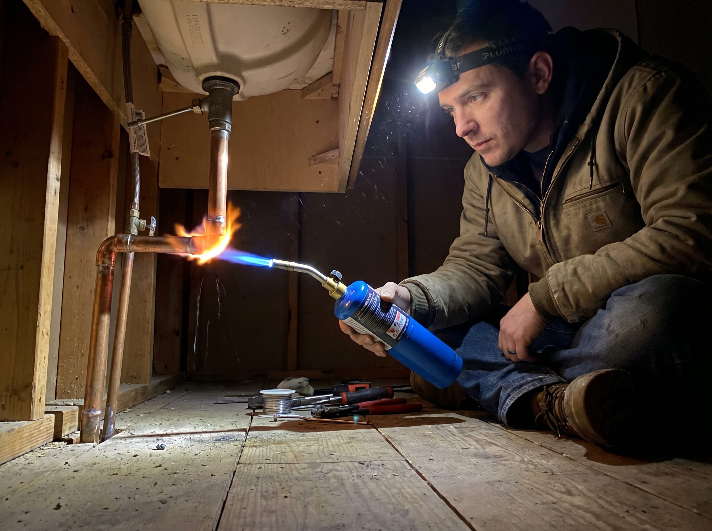 Plumbing Problems Don't Wait  -  Neither Do We